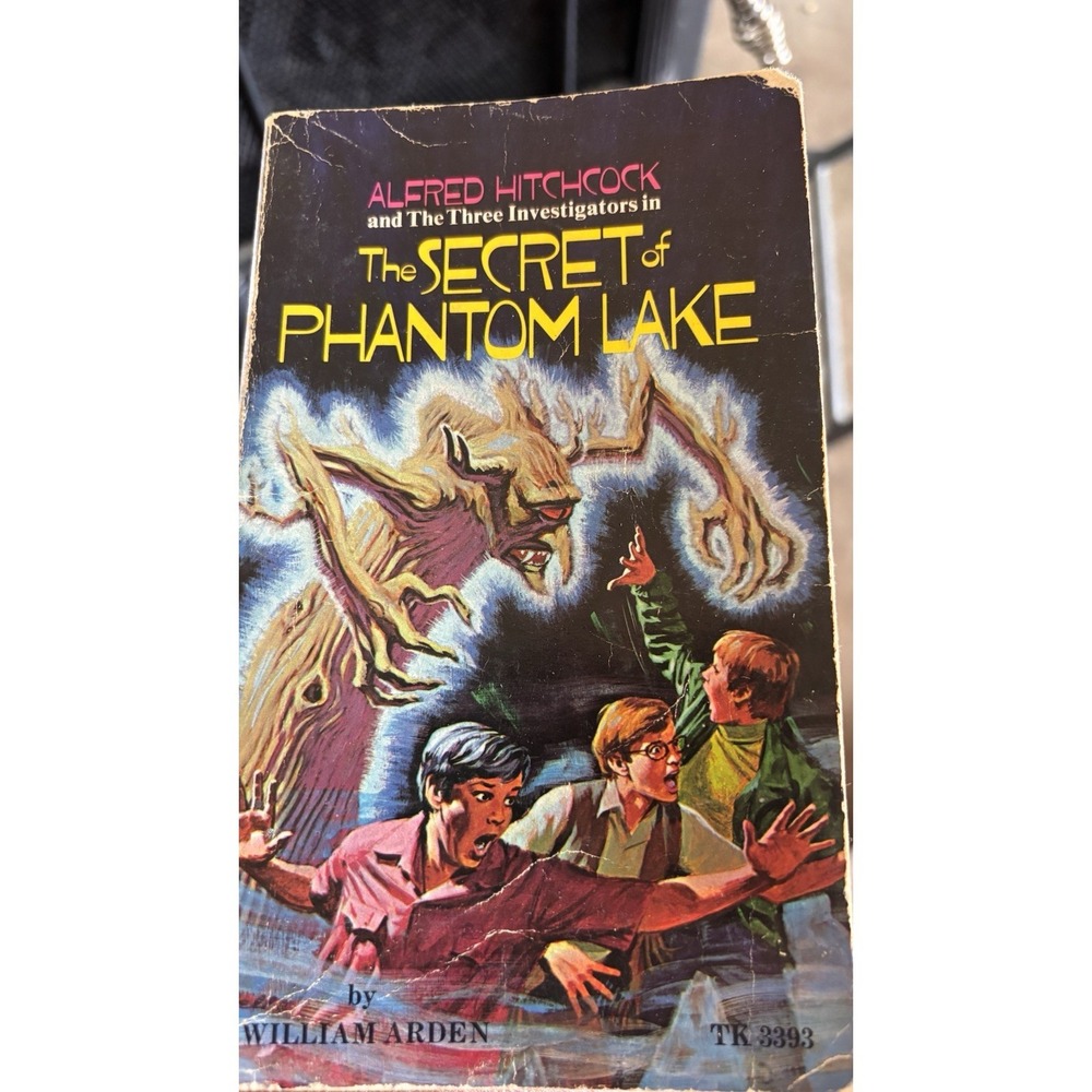 Alfred Hitchcock Book Rare The Secret of Phantom Lake 1973 Retro Collectors